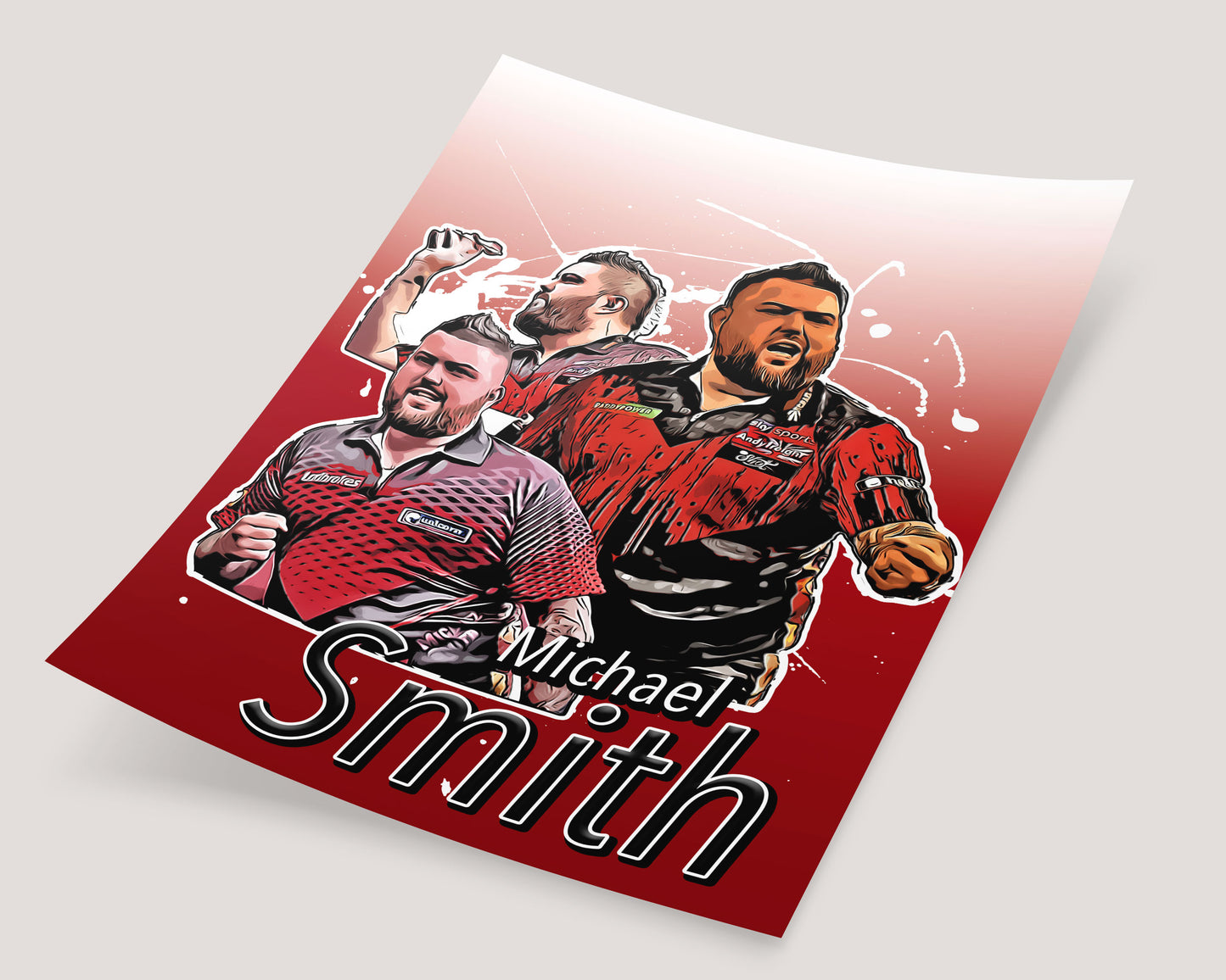 Michael Smith - Darts Print