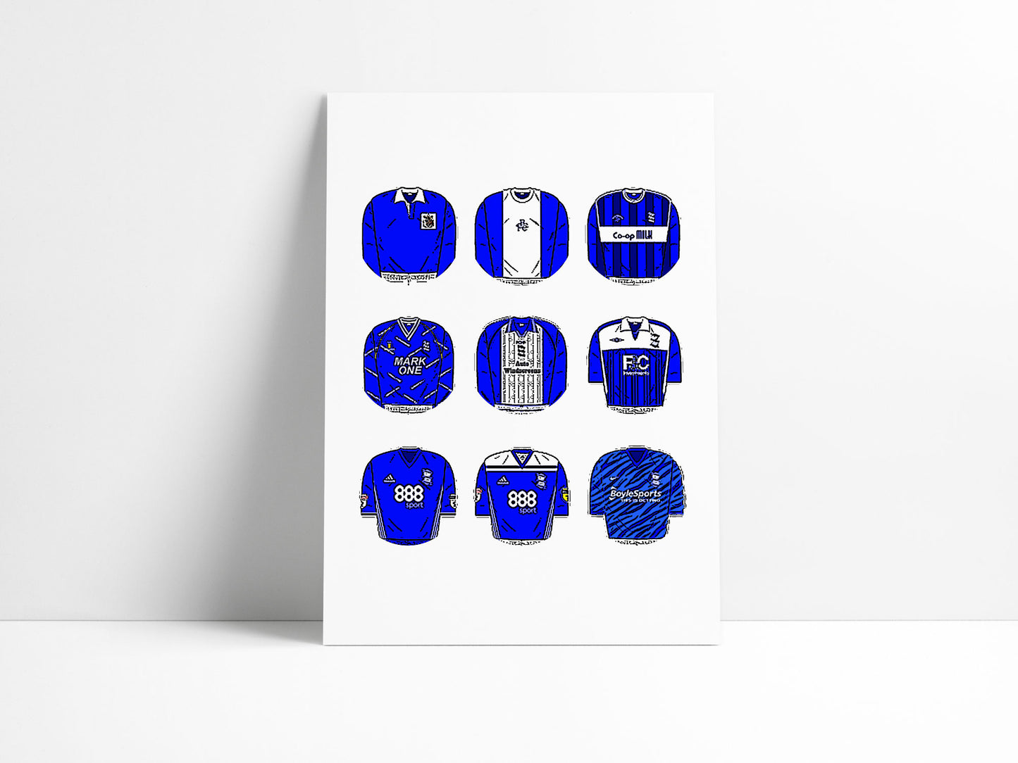 Birmingham City Classic Football Kits