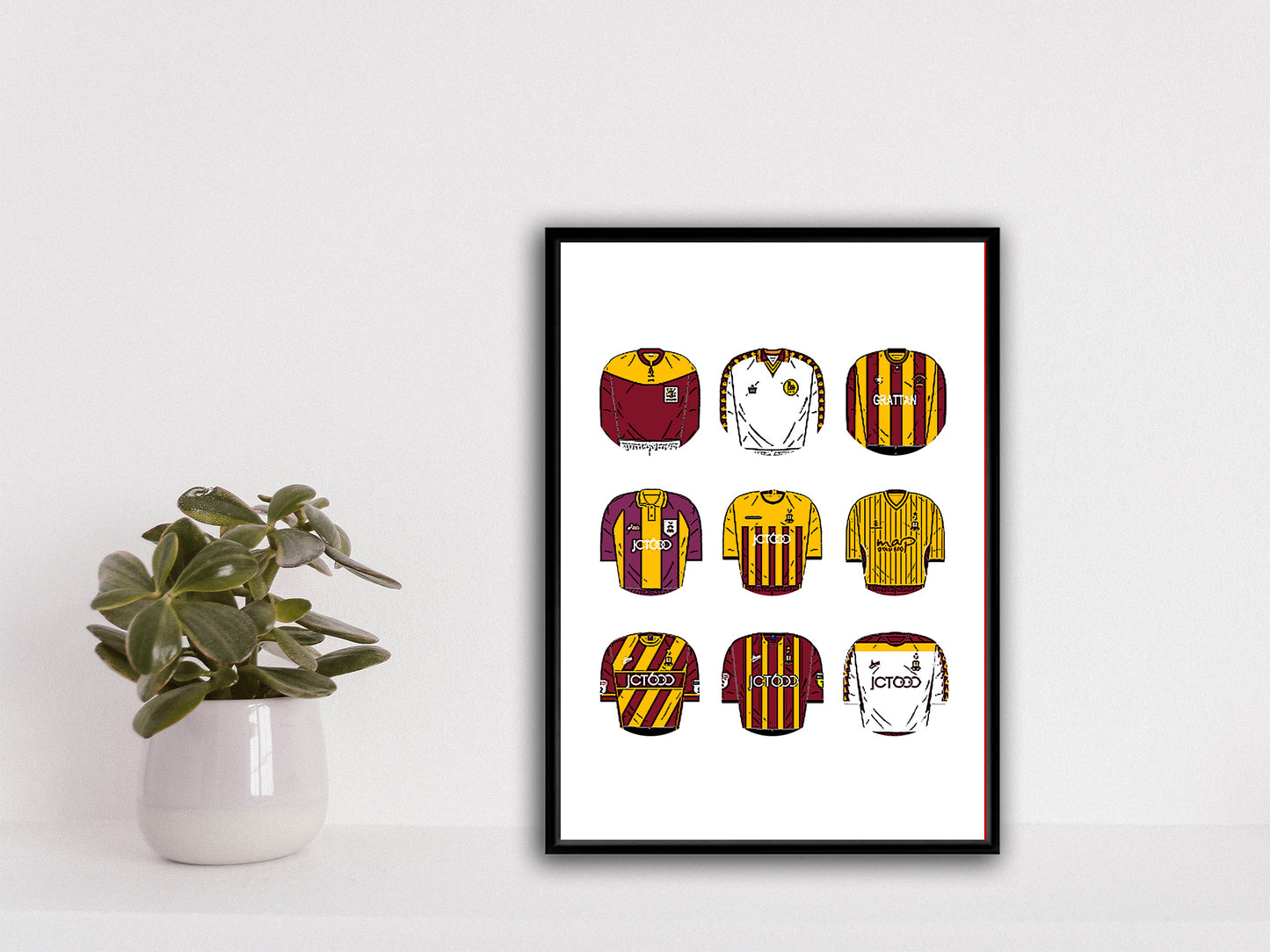 Bradford City Classic Football Kits