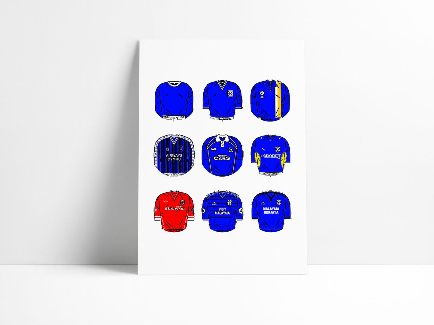 Cardiff City Classic Football Kits