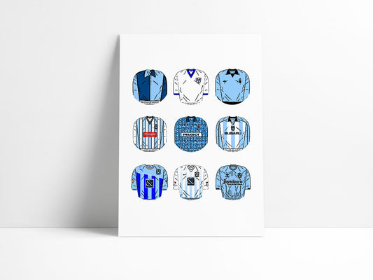 Coventry City Classic Football Kits