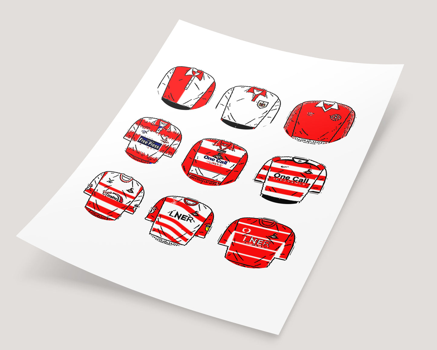 Doncaster Rovers Classic Football Kits