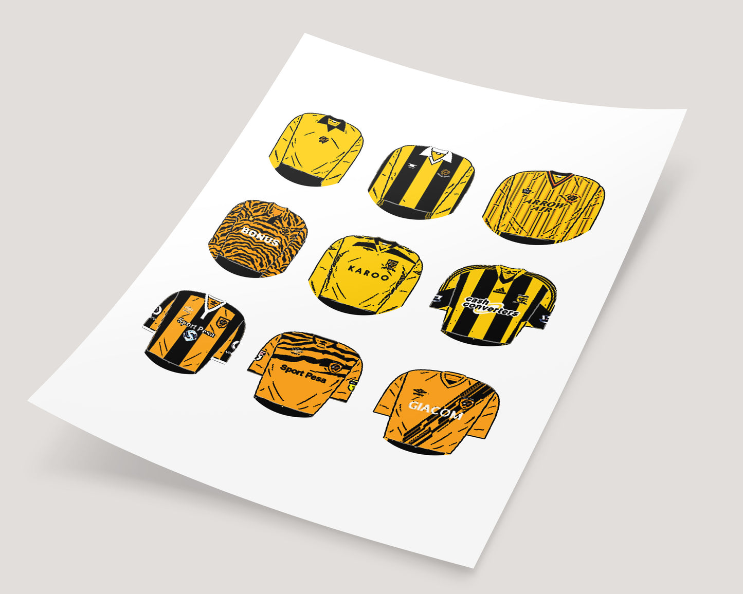 Hull City Classic Football Kits