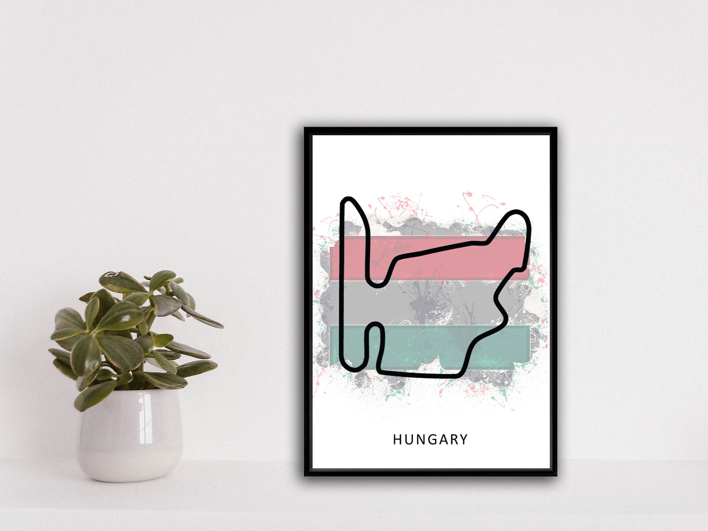 F1 Circuit Print - Hungary