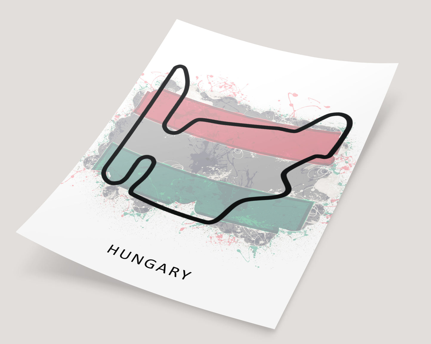 F1 Circuit Print - Hungary