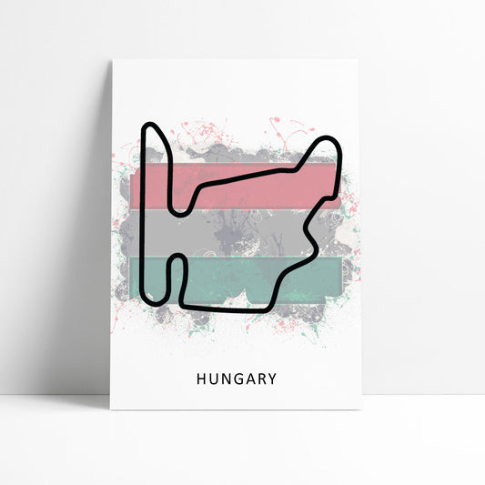 F1 Circuit Print - Hungary