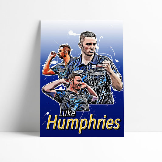 Luke Humphries - Darts Print