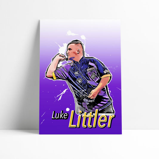 Luke Littler - Darts Print