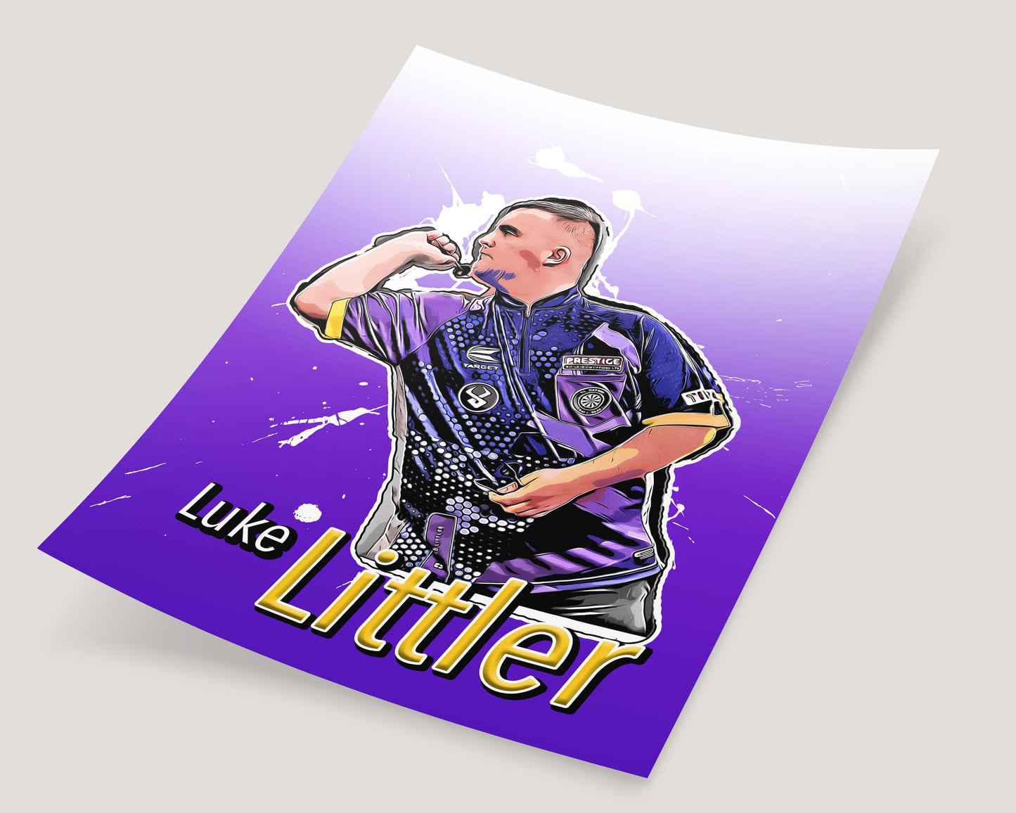 Luke Littler - Darts Print
