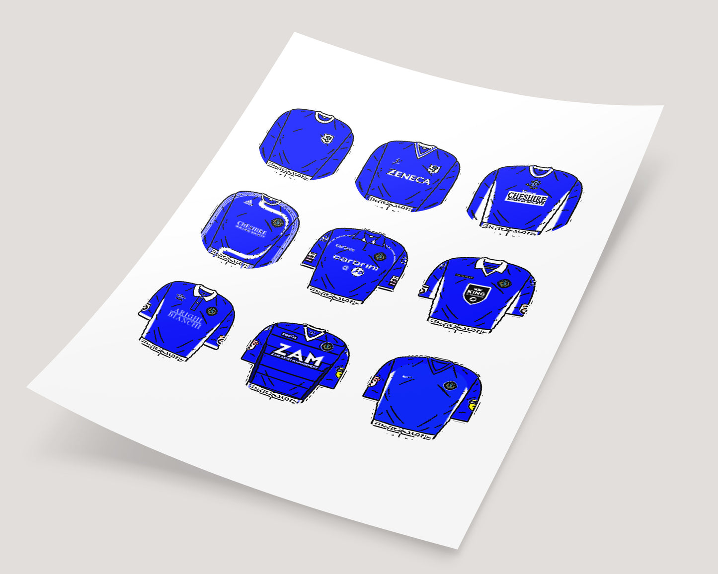 Macclesfield Town Classic Football Kits