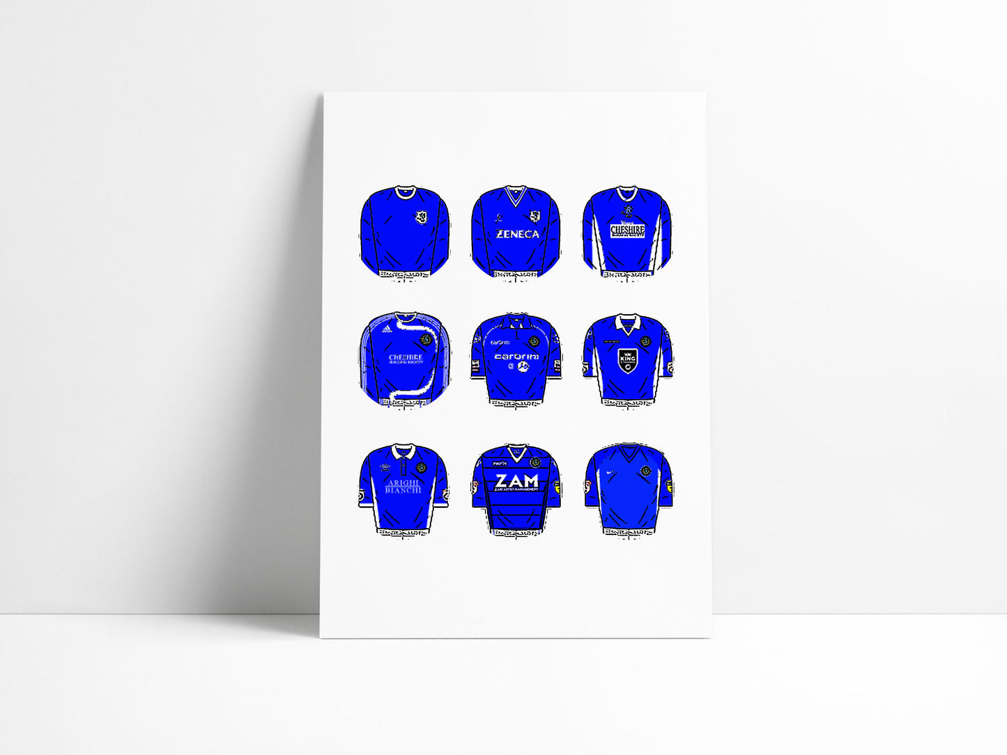 Macclesfield Town Classic Football Kits