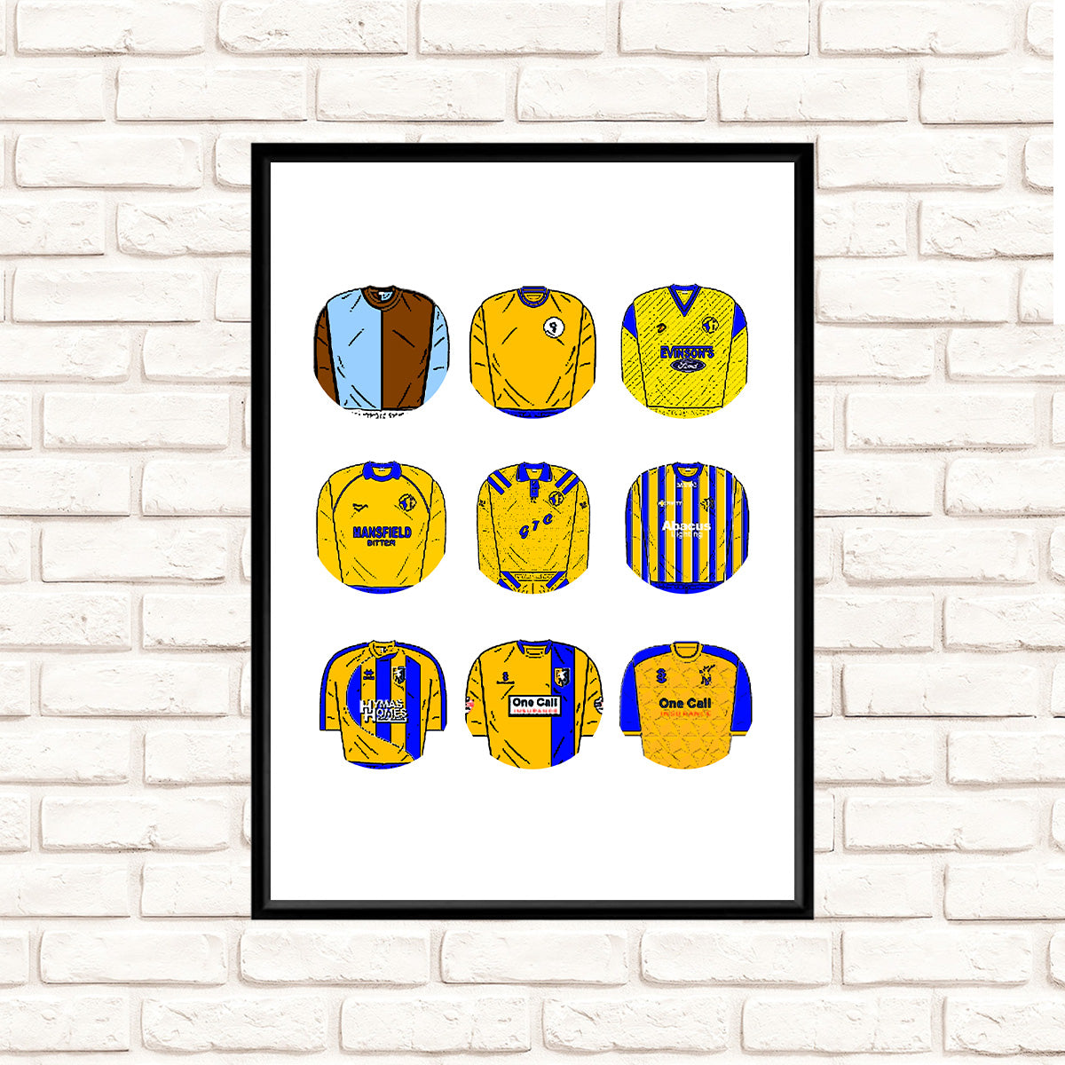 Mansfield Town Classic Football Kits