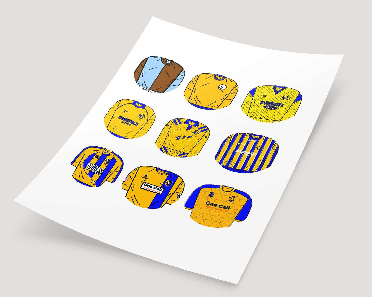 Mansfield Town Classic Football Kits