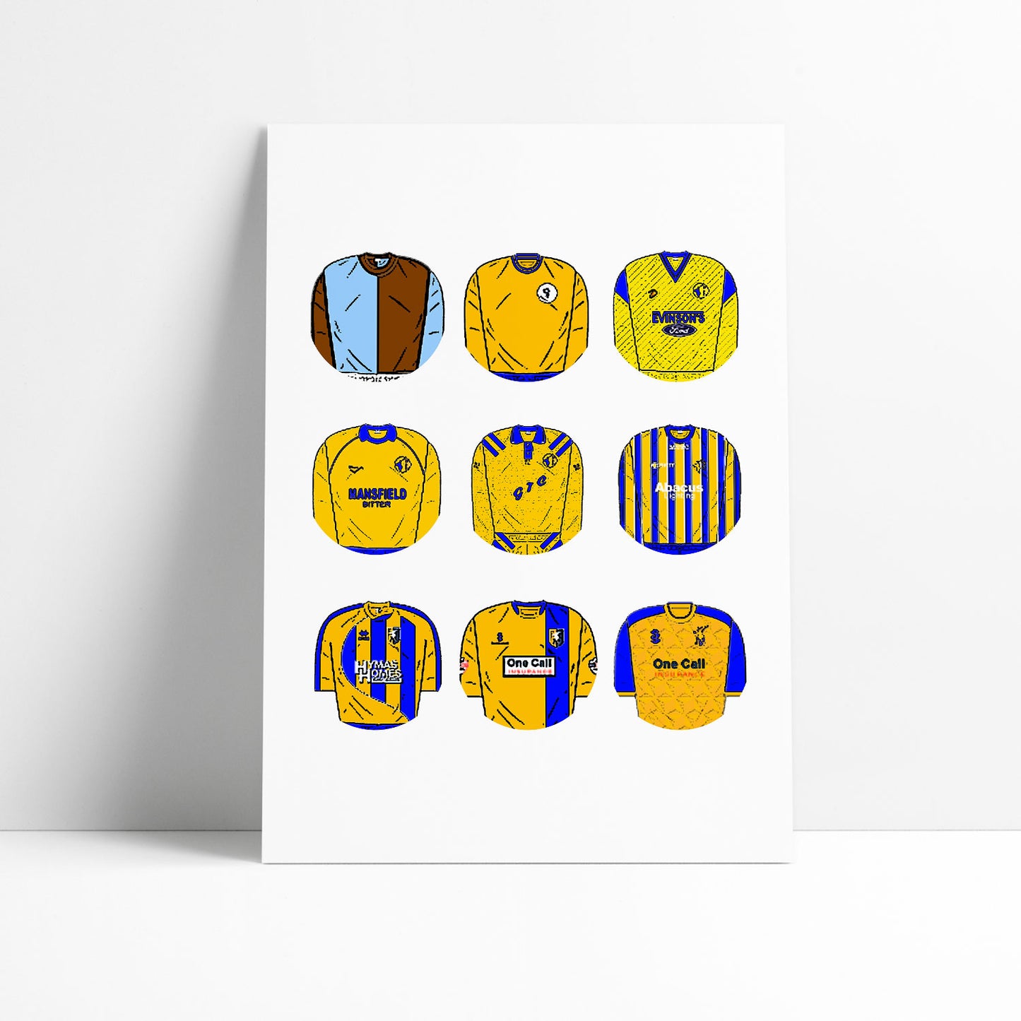 Mansfield Town Classic Football Kits