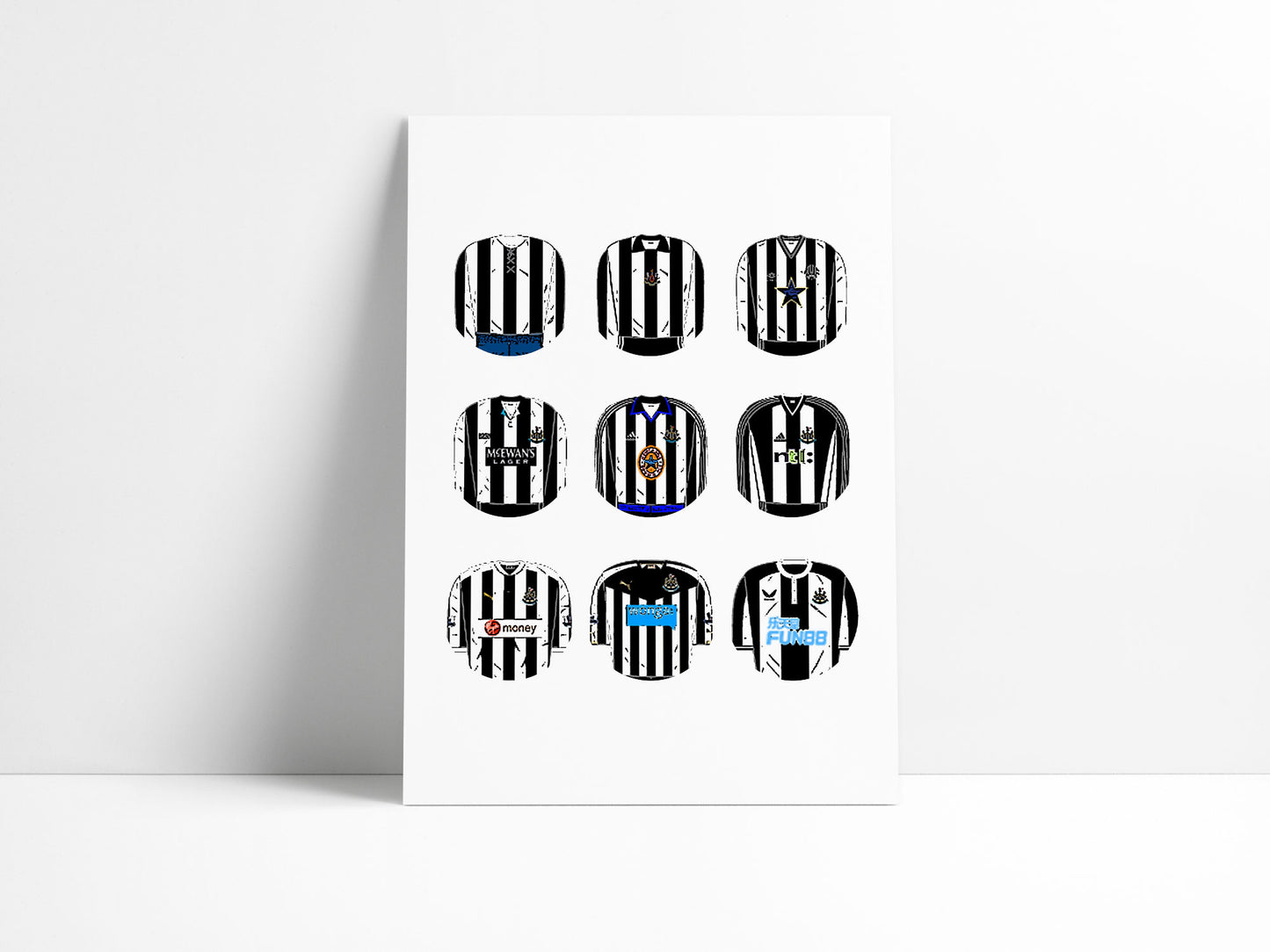 Newcastle United Classic Football Kits