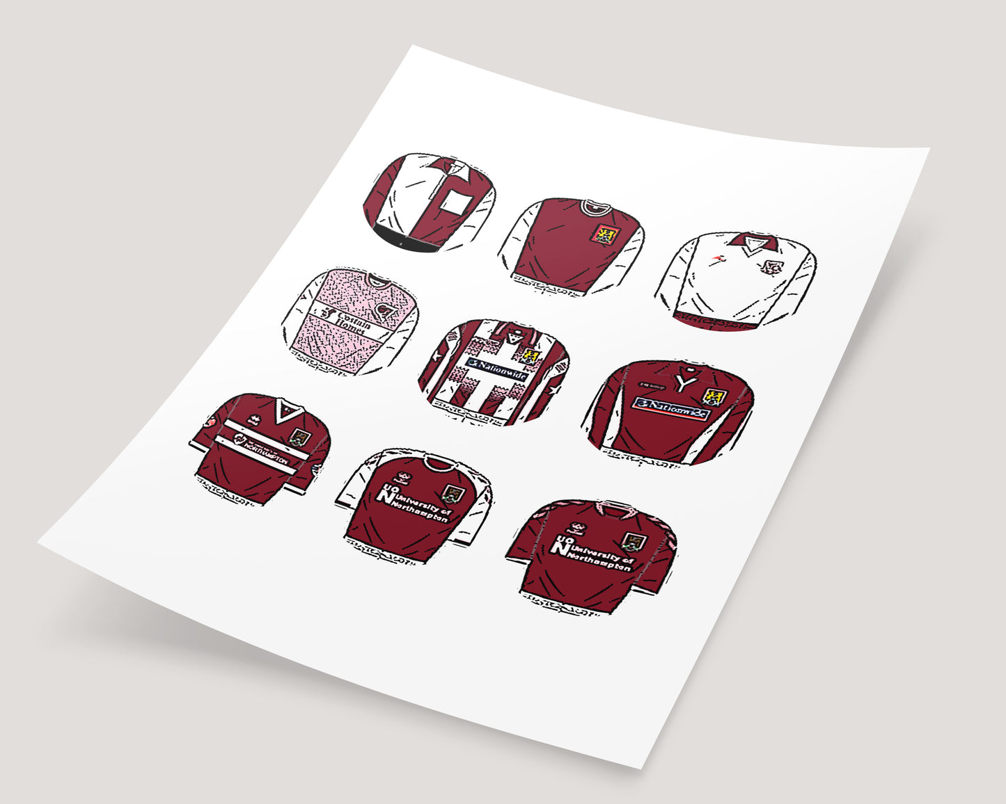 Northampton Classic Football Kits