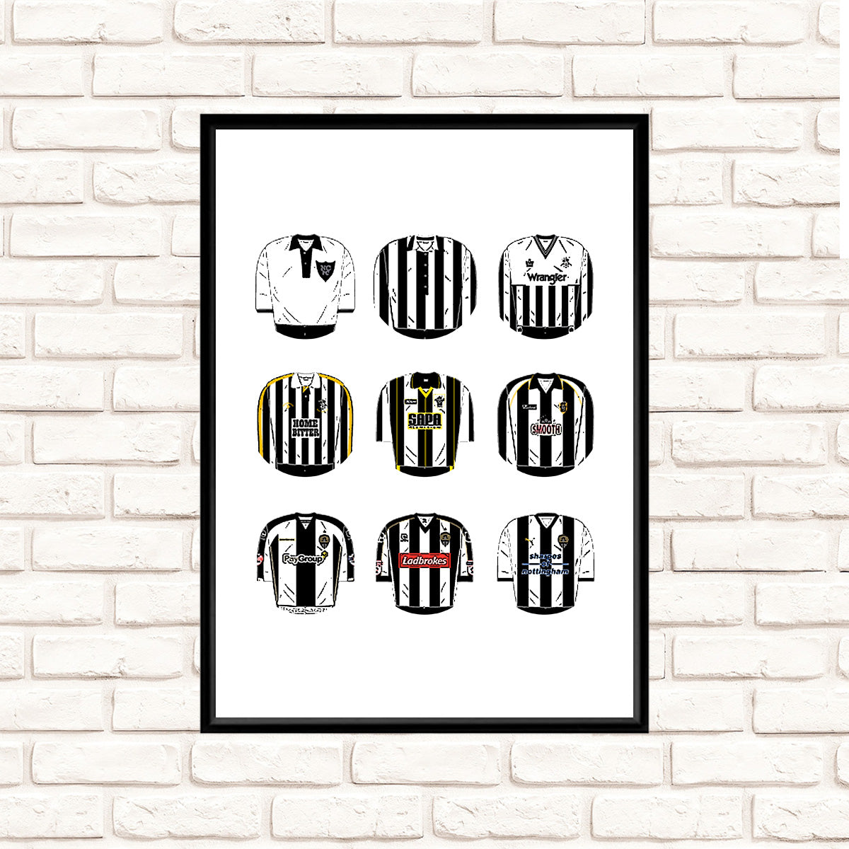 Notts County Classic Football Kits