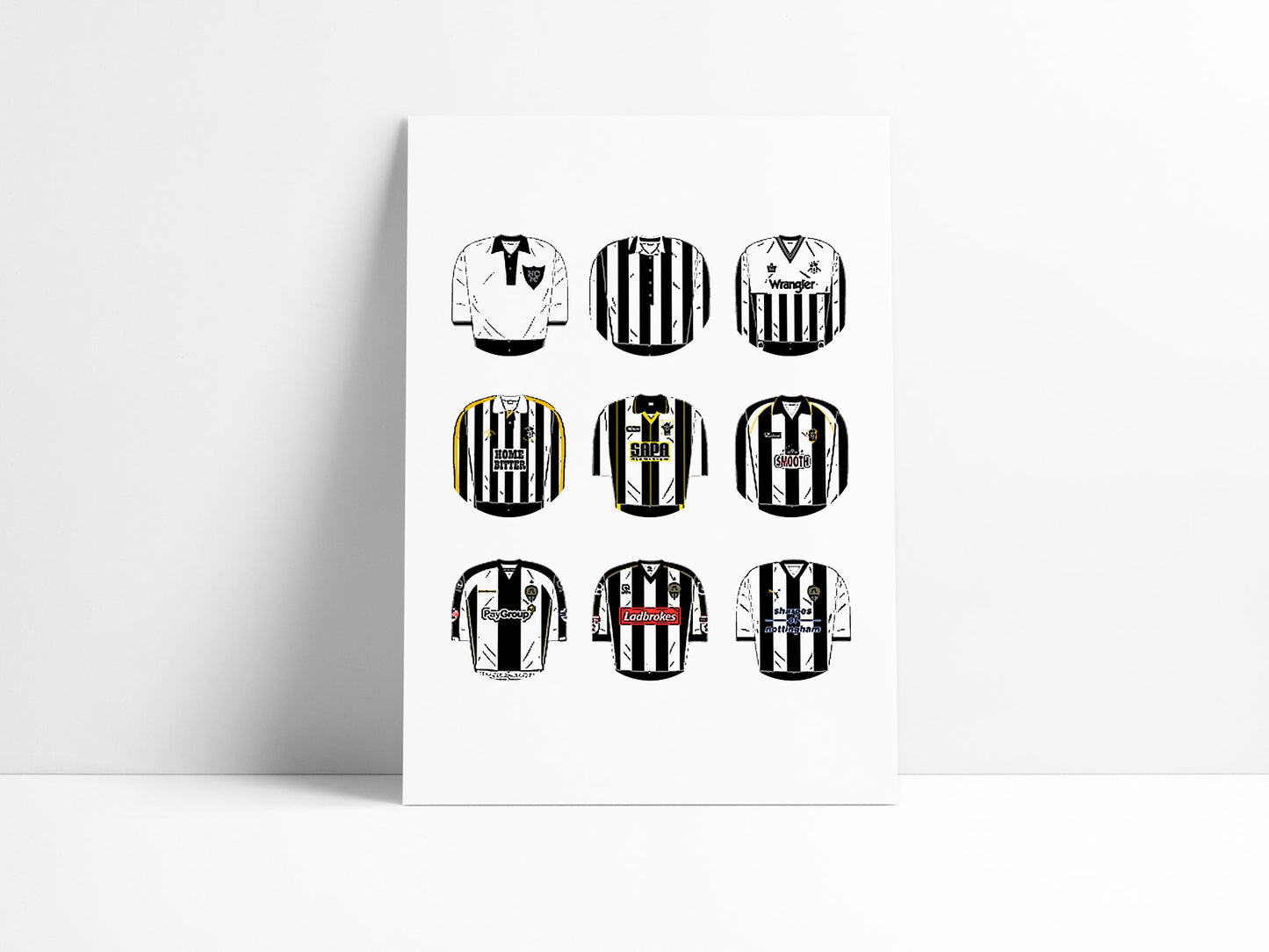 Notts County Classic Football Kits