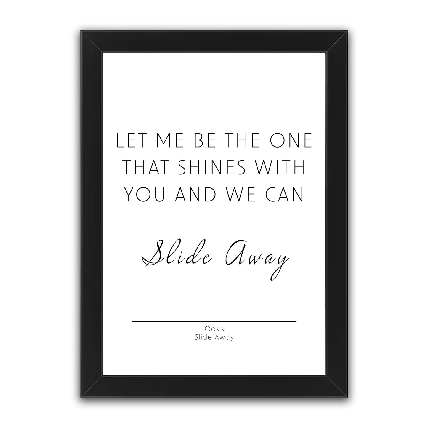 Oasis - Slide Away Print