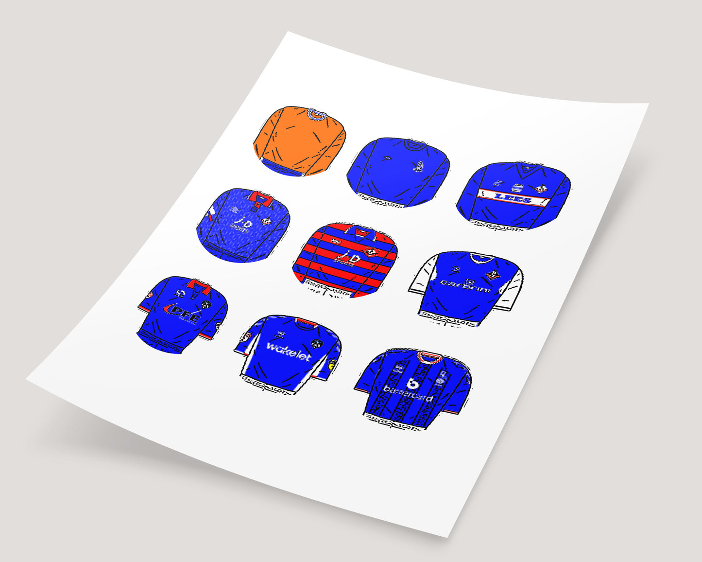 Oldham Athletic Classic Football Kits