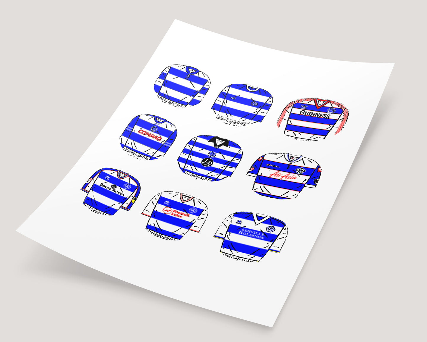 QPR Classic Football Kits