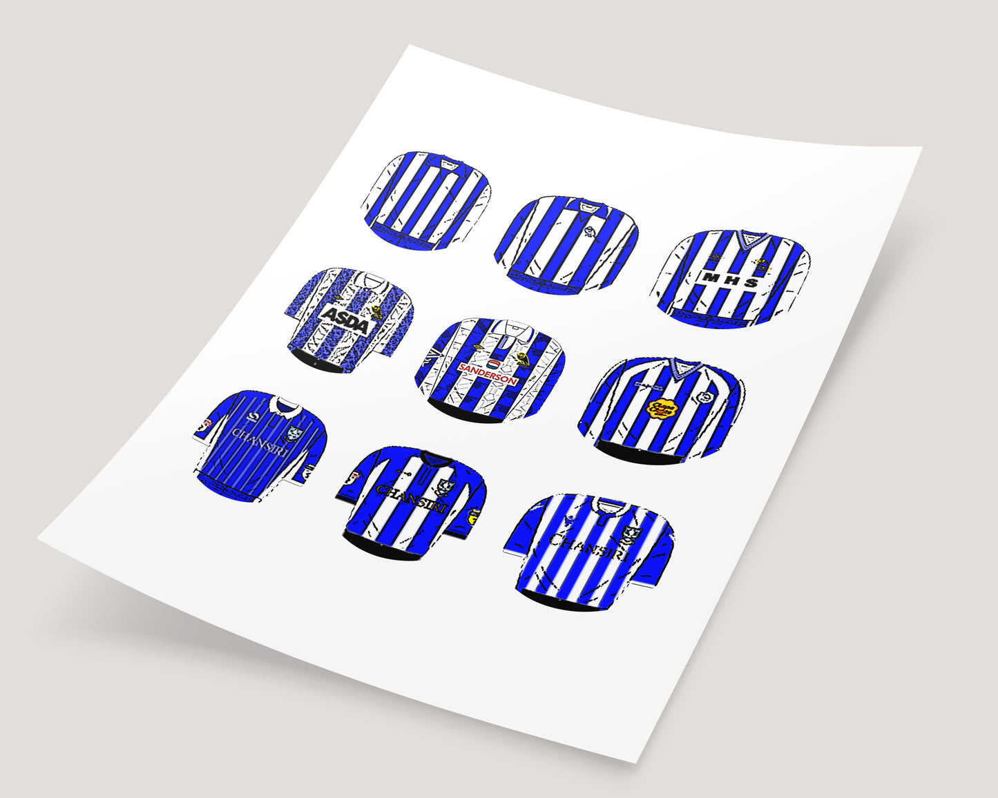 Sheffield Wednesday Classic Football Kits