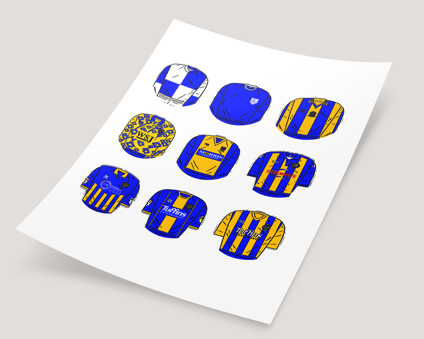 Shrewsbury Town Classic Football Kits