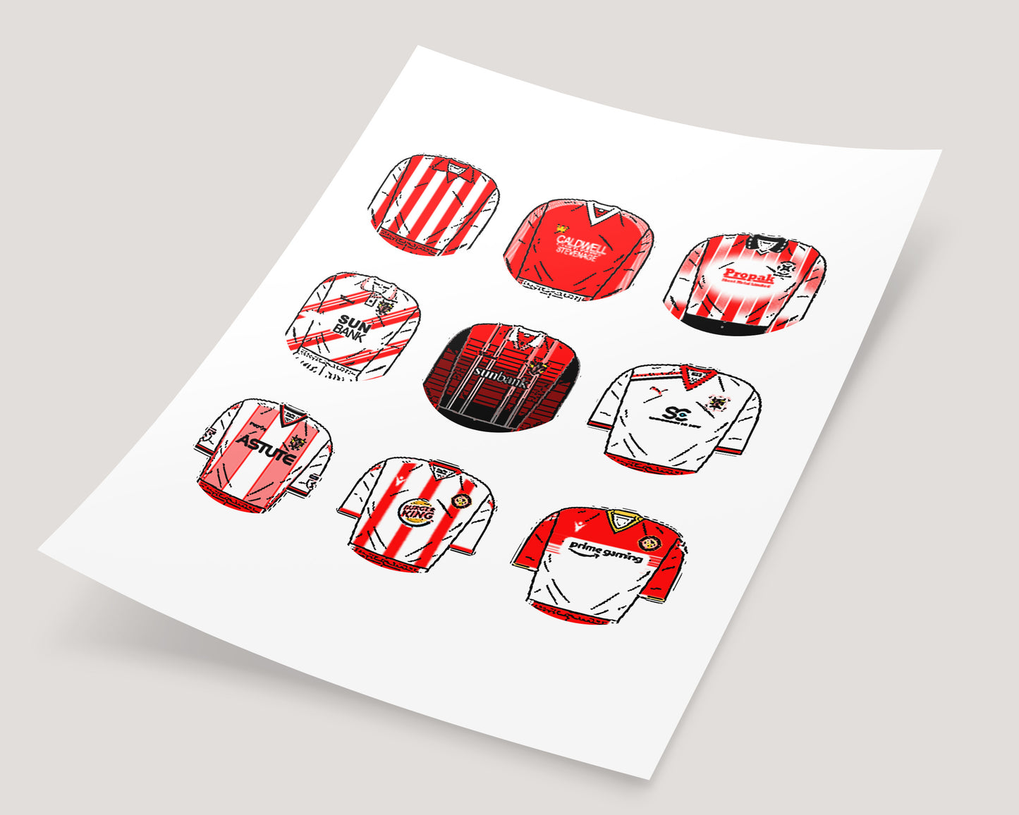 Stevenage Borough Classic Football Kits