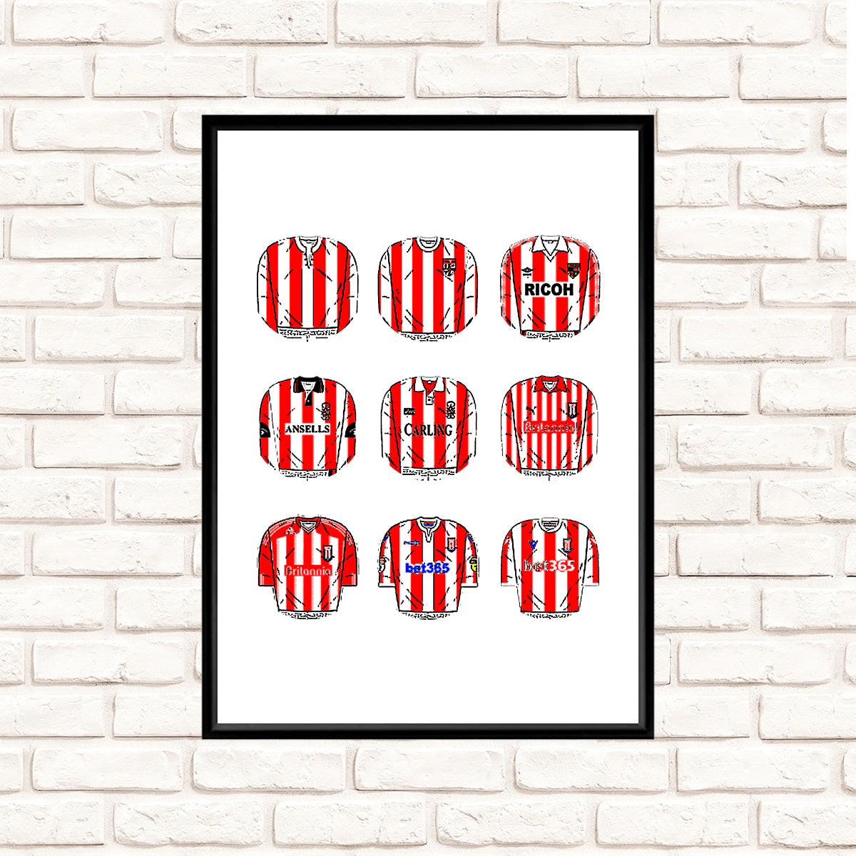 Stoke City Classic Football Kits