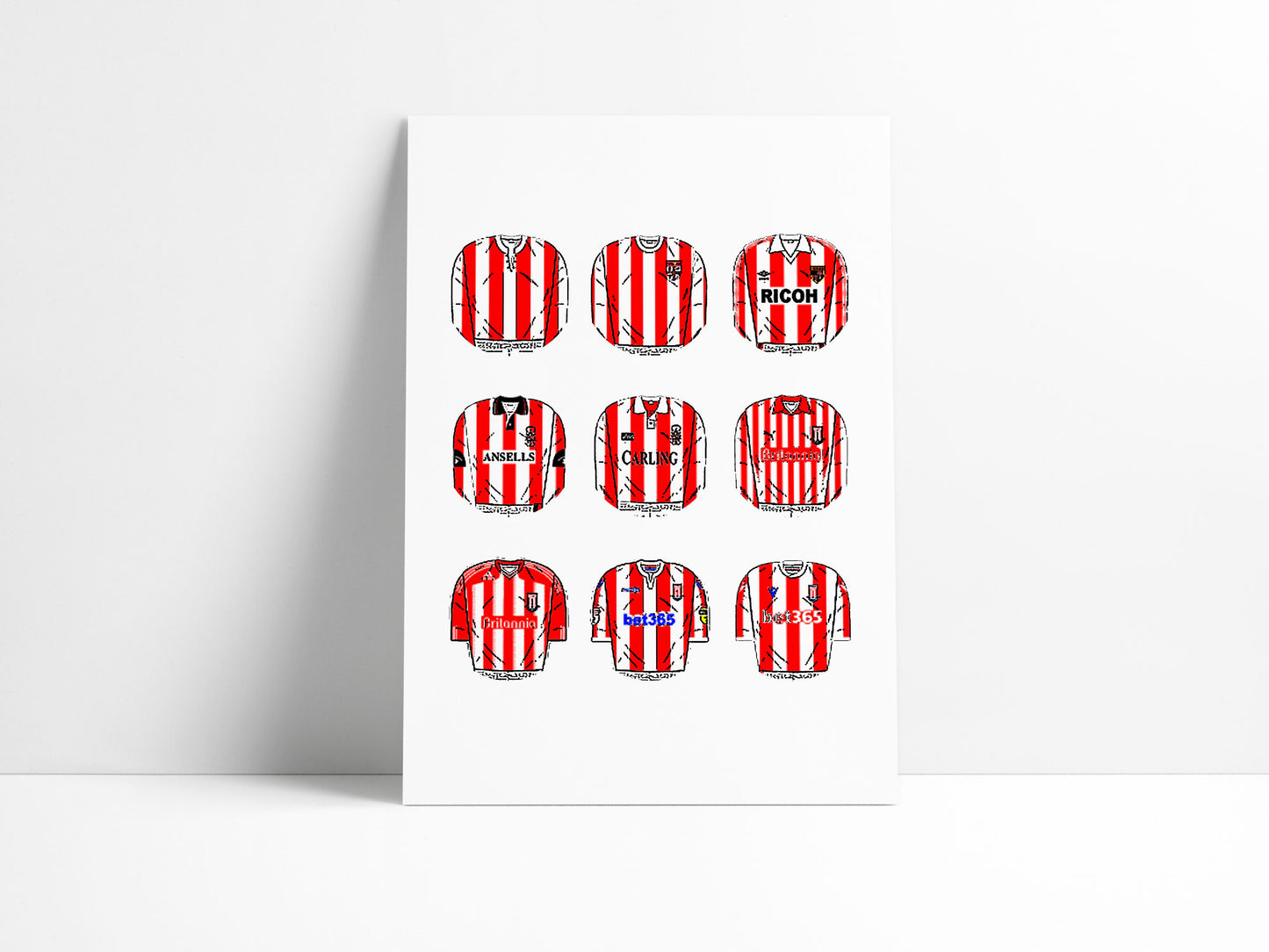 Stoke City Classic Football Kits