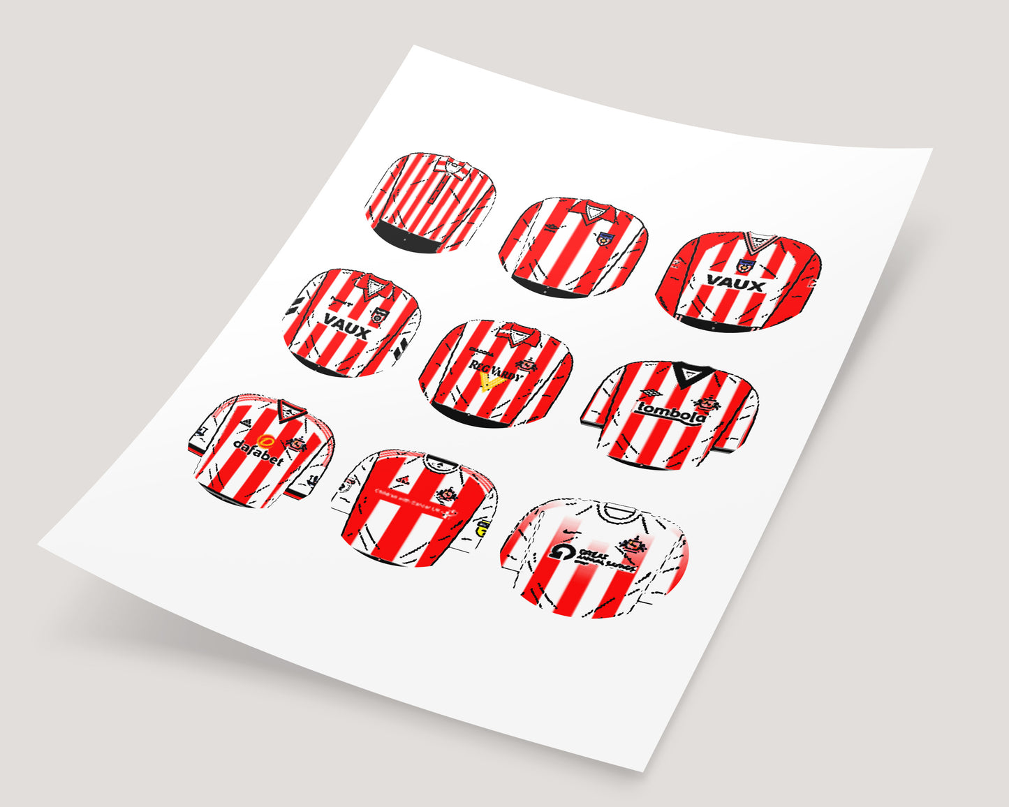 Sunderland Classic Football Kits