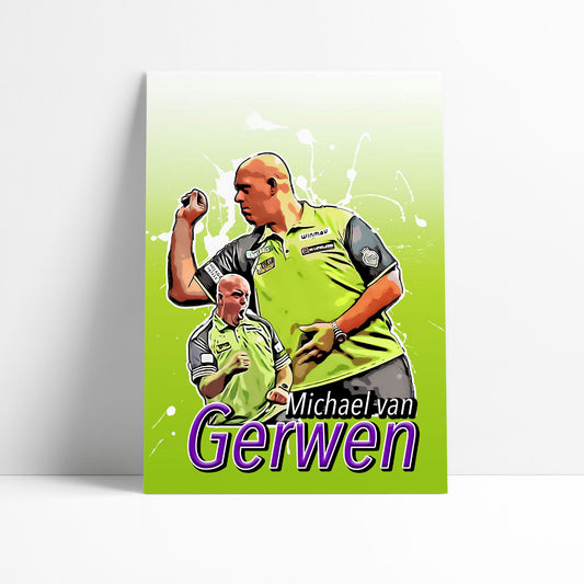 Michael Van Gerwen - Darts Print