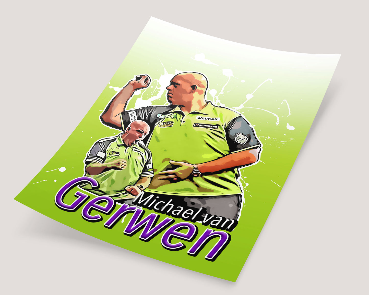 Michael Van Gerwen - Darts Print