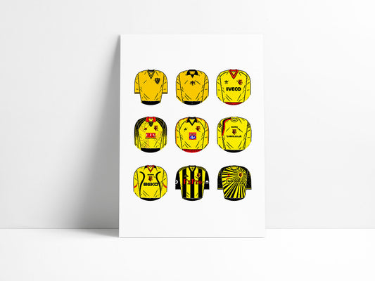 Watford Classic Football Kits