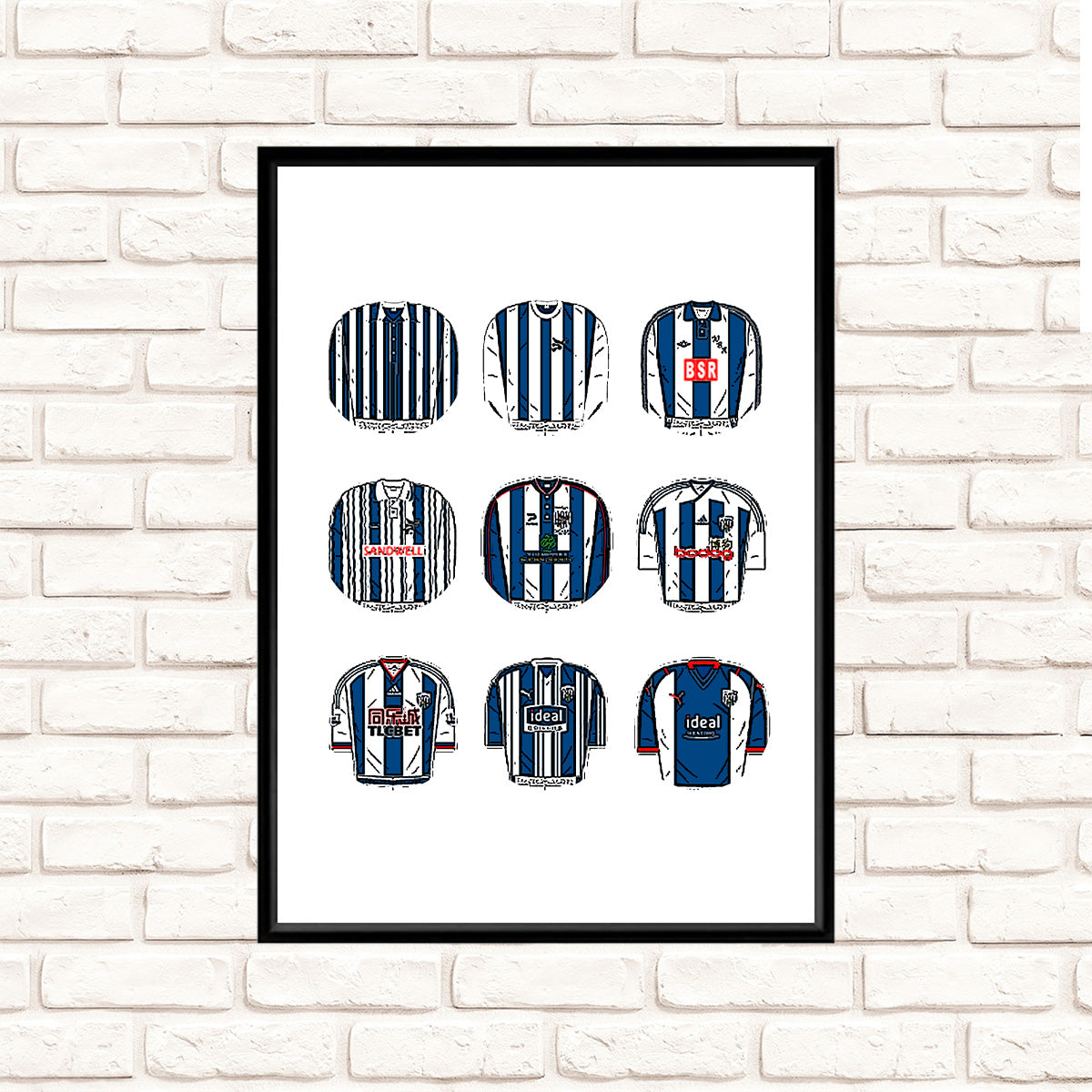 West Bromwich Albion Classic Football Kits