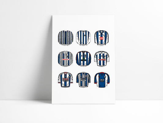 West Bromwich Albion Classic Football Kits