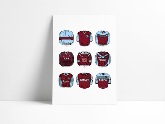 West Ham United Classic Football Kits