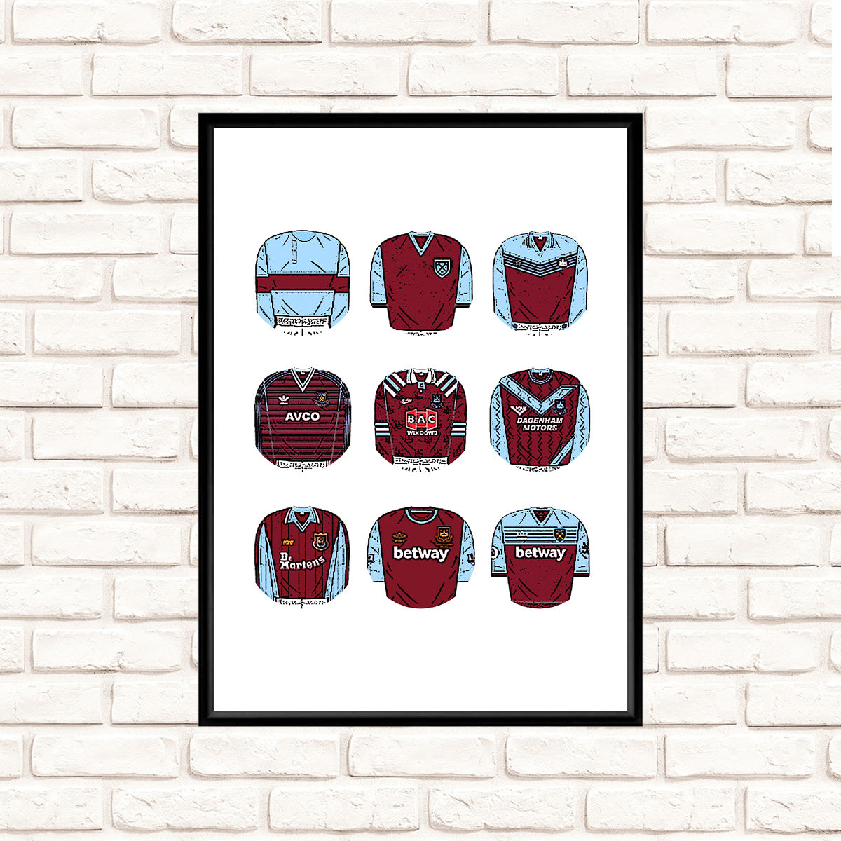 West Ham United Classic Football Kits